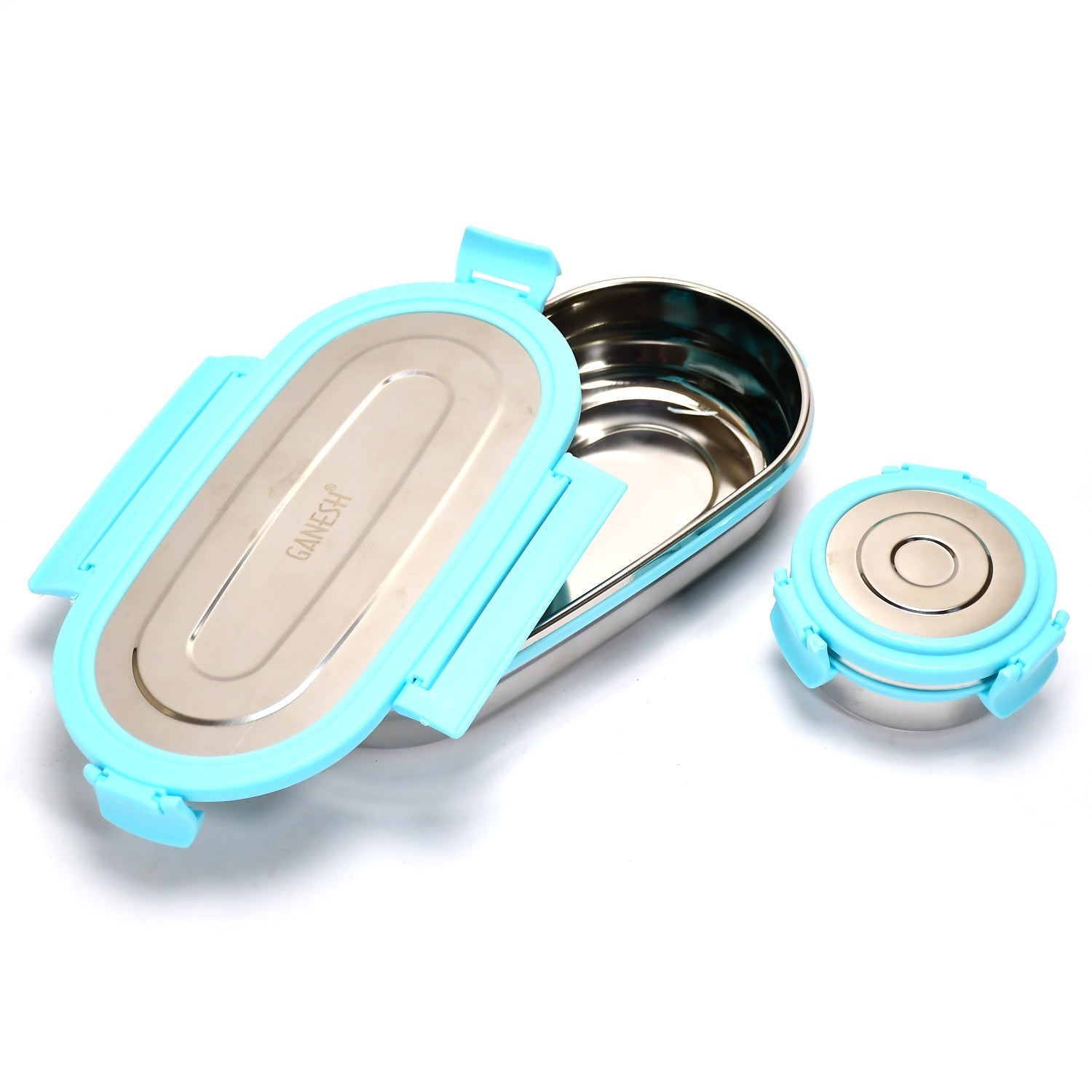 Lunch box and small steel container Lunch box and small steel container